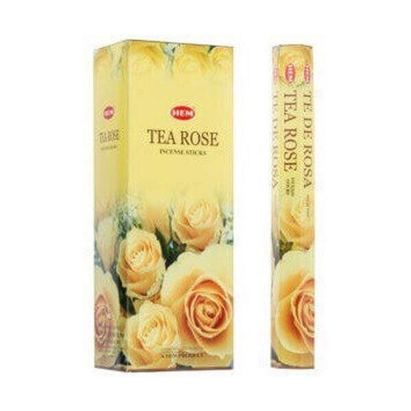 Encens hem thé rose hexa 20 g -  Batons d\'encens