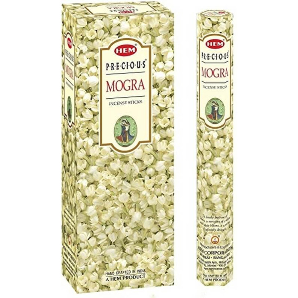Encens hem precious mogra 20 gr. -  Batons d\'encens