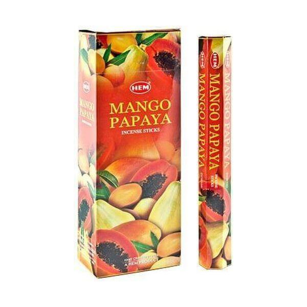 Encens hem mangue papaye 20 gr. -  Batons d\'encens