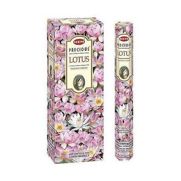 Encens hem precious lotus 20 gr. -  Batons d\'encens