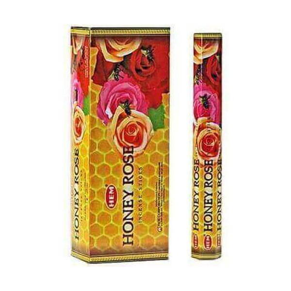 Encens hem miel rose 20 gr. -  Batons d\'encens