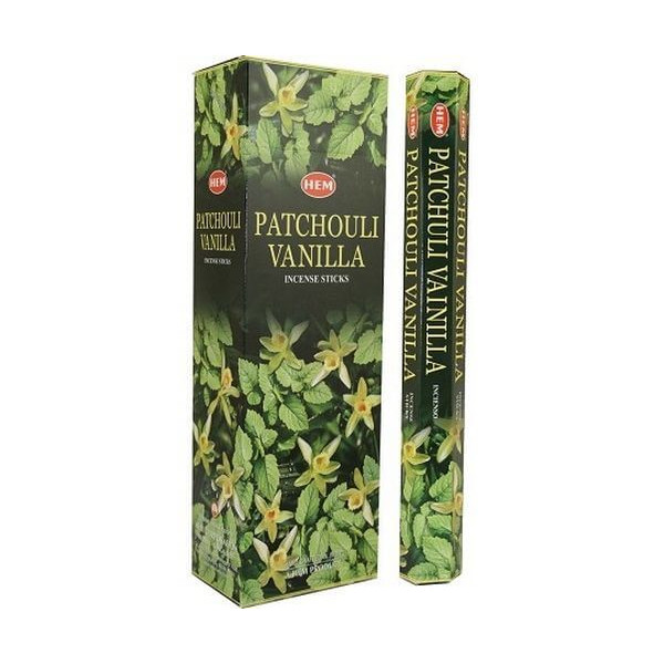 Encens hem patchouli vanille 20 g -  Batons d\'encens