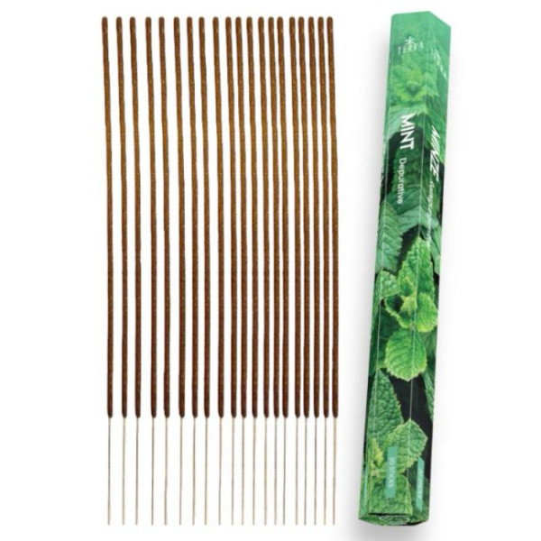Encens bâtons Terra menthe 30 gr -  Batons d\'encens