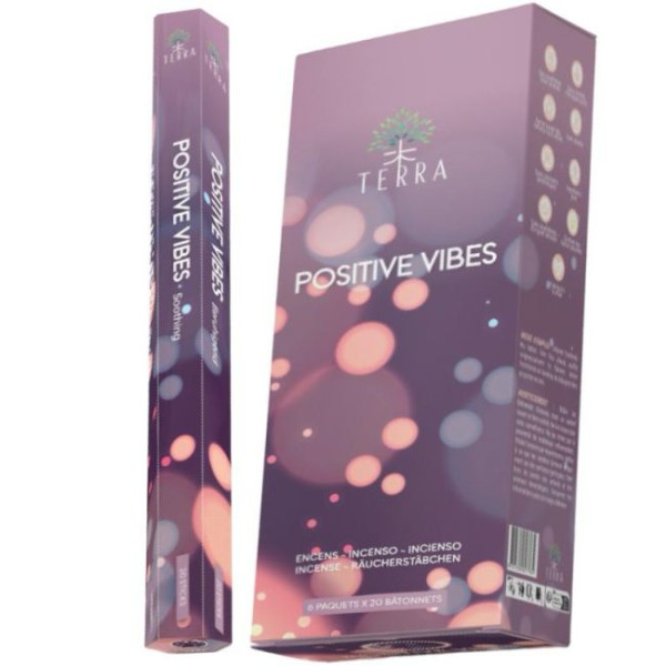 Encens bâtons Terra ondes positives 30 gr