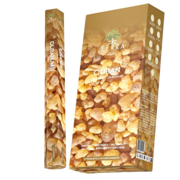 Encens bâtons Terra oliban 30 gr -  Batons d\'encens