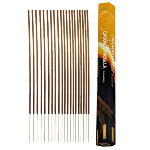 Encens bâtons Terra orange vanille 30 gr -  Batons d\'encens