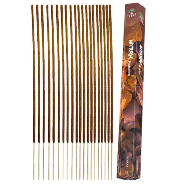 Encens bâtons Terra myrrh 30 gr -  Batons d\'encens
