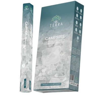 Encens bâtons Terra camphre 30 gr