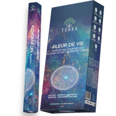 Encens bâtons Terra fleur de vie 30 gr