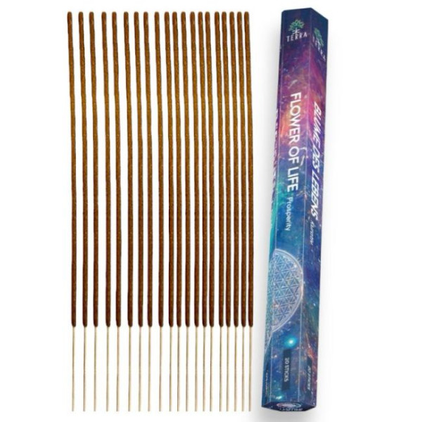 Encens bâtons Terra fleur de vie 30 gr -  Batons d\'encens