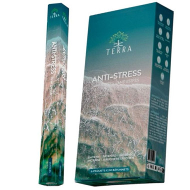 Encens bâtons Terra anti-stress 30 gr