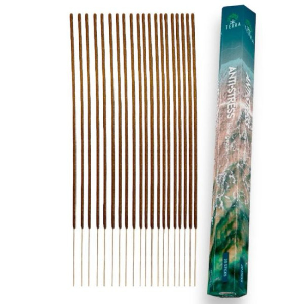 Encens bâtons Terra anti-stress 30 gr -  Batons d\'encens