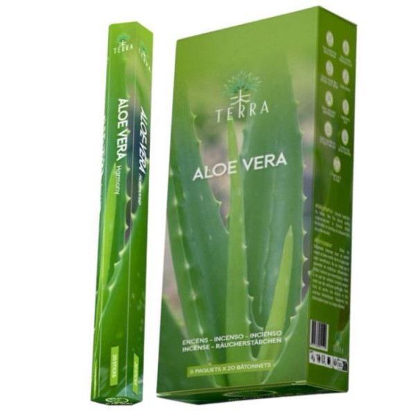 Encens bâtons Terra aloé véra 30 gr -  Batons d\'encens