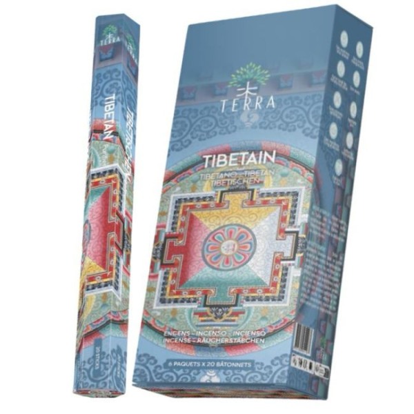 Encens bâtons Terra tibetain 30 gr -  Batons d\'encens