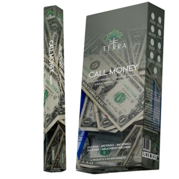 Encens bâtons Terra call money 30 gr -  Batons d\'encens