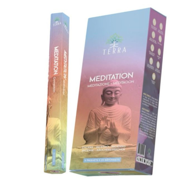 Encens bâtons Terra méditation 30 gr -  Batons d\'encens