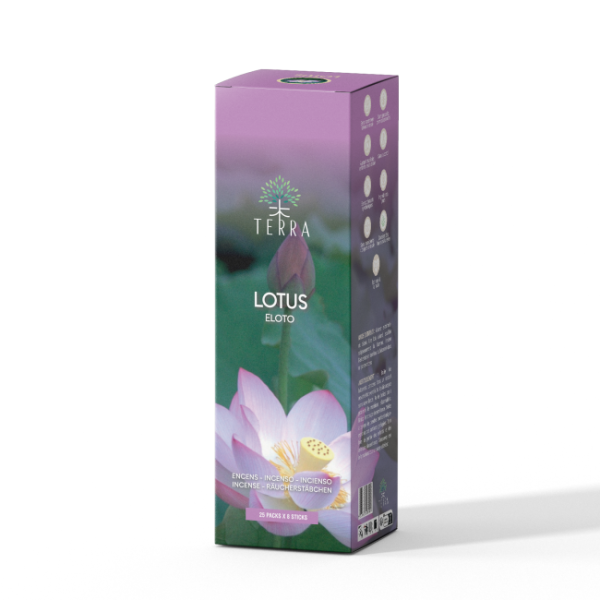 Encens bâtons Terra lotus 12 gr -  Batons d\'encens