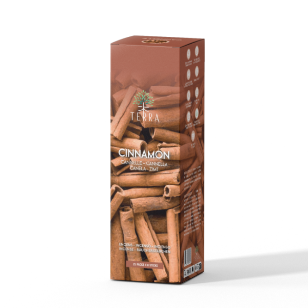 Encens bâtons Terra cannelle 12 gr -  Batons d\'encens