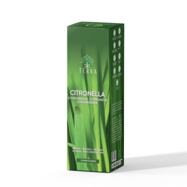 Encens bâtons Terra citronnelle 12 gr