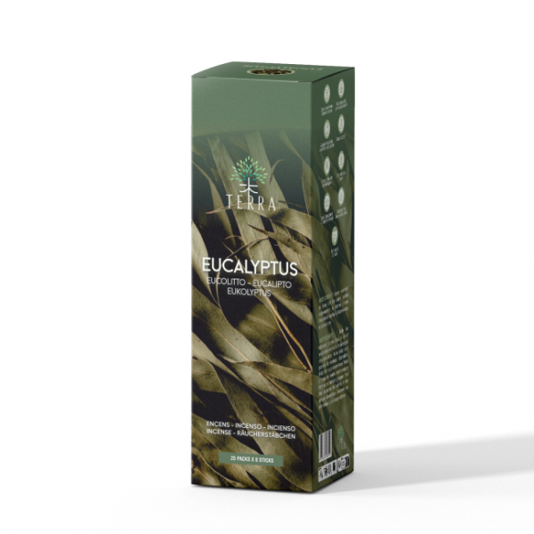 Encens bâtons Terra eucalyptus 12 gr -  Batons d\'encens
