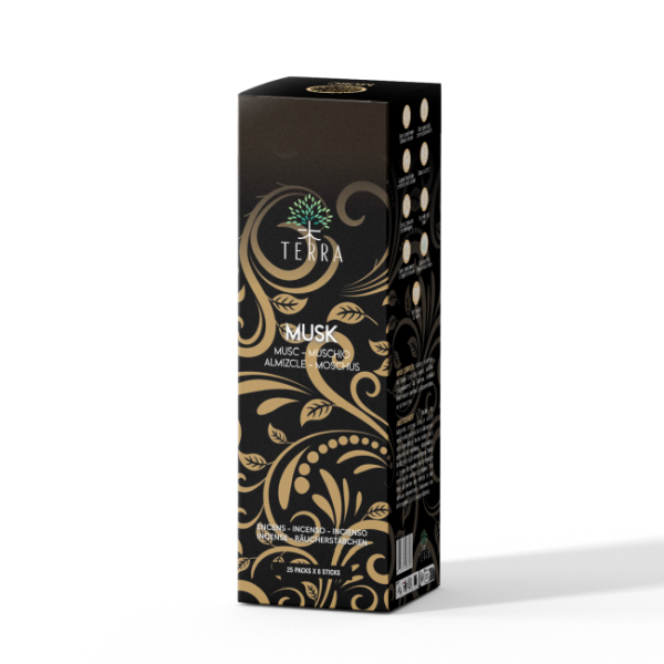 Encens bâtons Terra musk 12 gr -  Batons d\'encens
