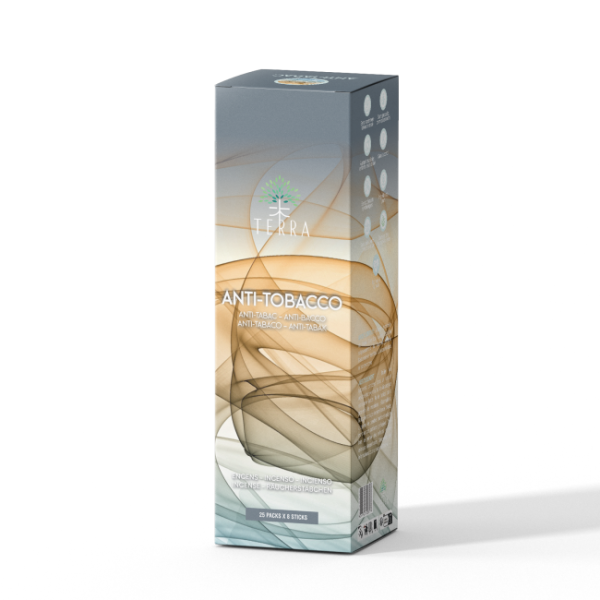 Encens bâtons Terra anti-tabac 12 gr -  Batons d\'encens