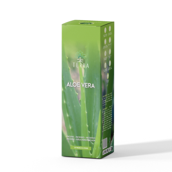 Encens bâtons Terra aloé véra 12 gr