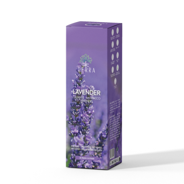 Encens bâtons Terra lavande 12 gr -  Batons d\'encens
