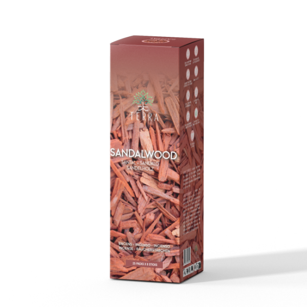 Encens bâtons Terra santal 12 gr -  Batons d\'encens
