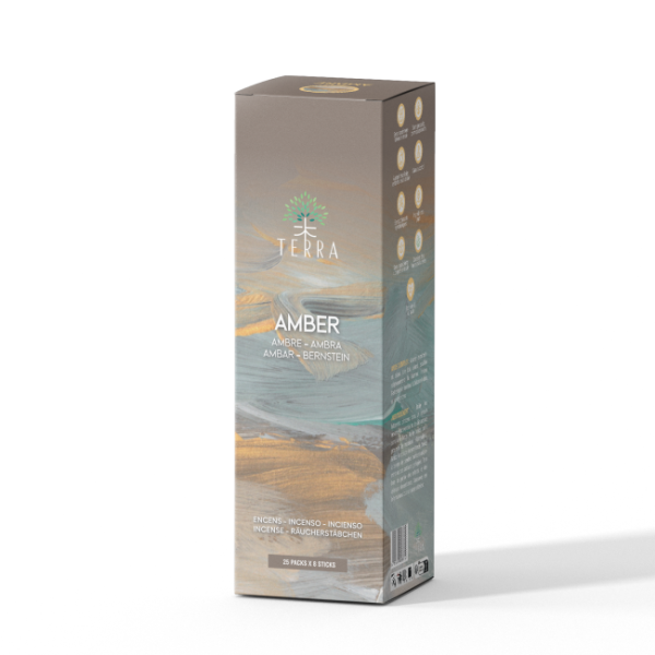 Encens bâtons Terra ambre 12 gr -  Batons d\'encens