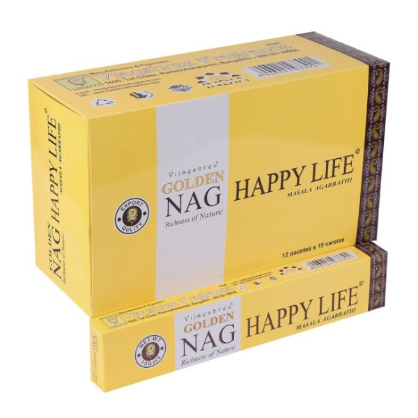 Encens golden nag happy life 15 gr