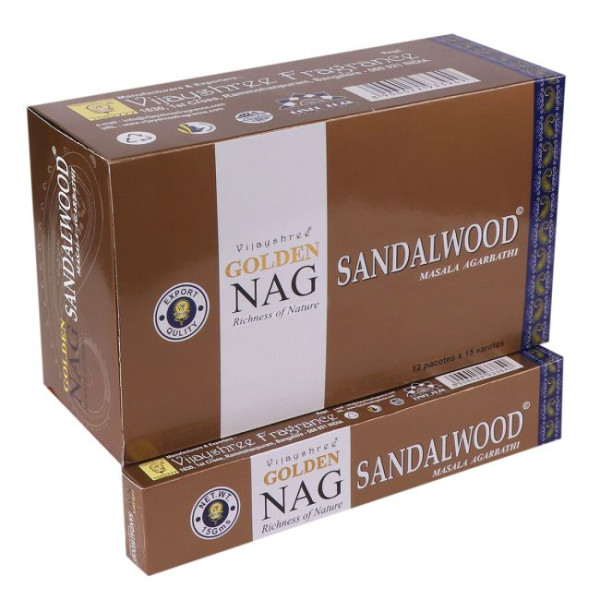 Encens golden nag sandalwood 15 gr