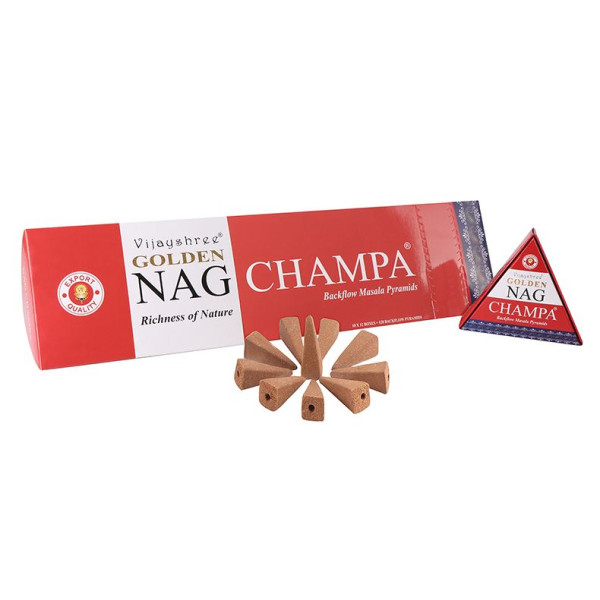 Backflow Golden nag champa -  Encens en cônes