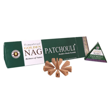 Backflow Golden nag patchouli -  Encens en cônes