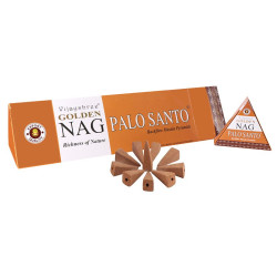 Backflow Golden nag palo santo -  Encens en cônes