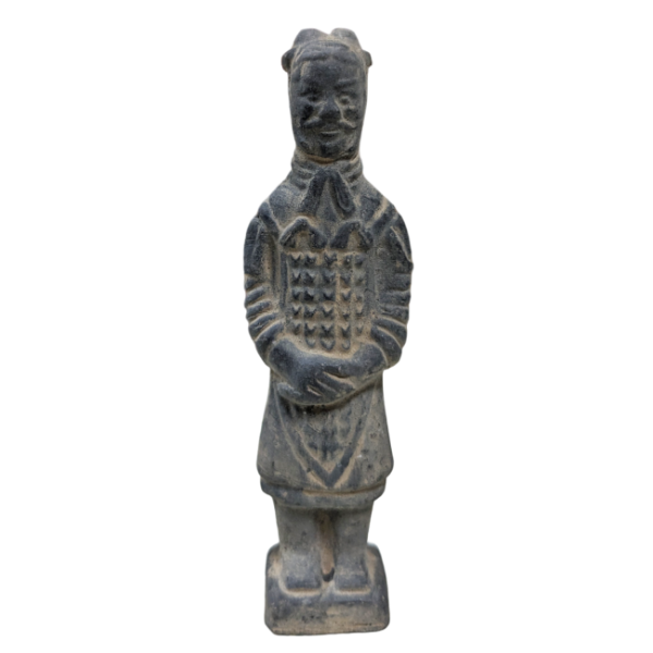 Statue en Terracotta général 12 cm noire -  Déco - cadeaux