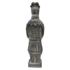 Statue en Terracotta général 12 cm noire -  Déco - cadeaux