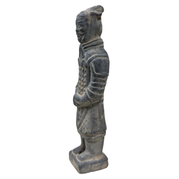 Statue en Terracotta général 12 cm noire -  Déco - cadeaux