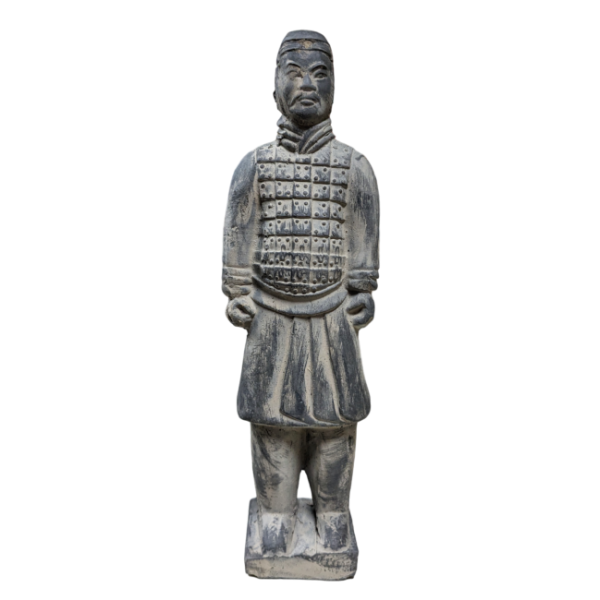 Statue en Terracotta chevalier 22 cm -  Déco - cadeaux