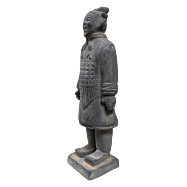 Statue en Terracotta général 20 cm de profil
