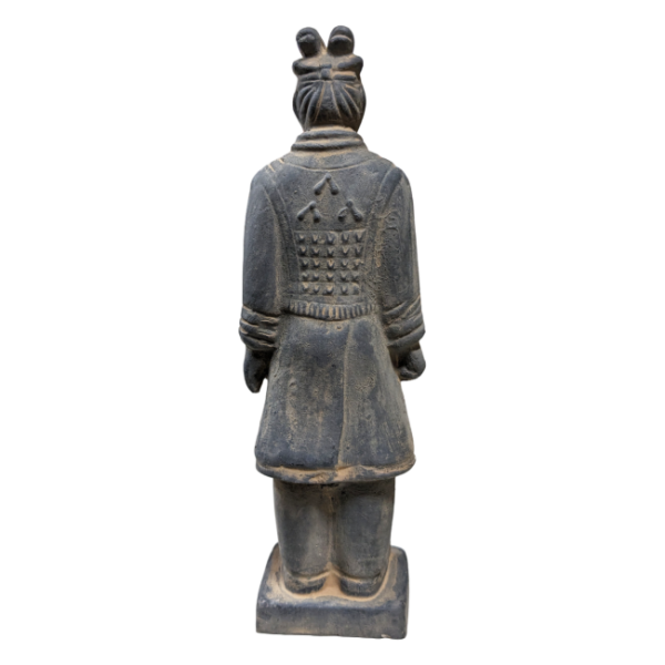 Statue en Terracotta général 20 cm de dos