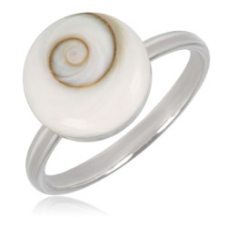 Bague argent Oeil de Sainte Lucie - Bijoux cristaux