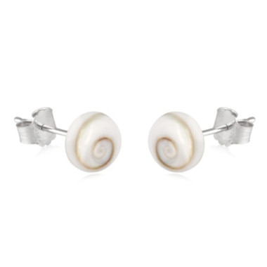 Clous d\'oreilles oeil de sainte lucie - Pierres Lithothérapie