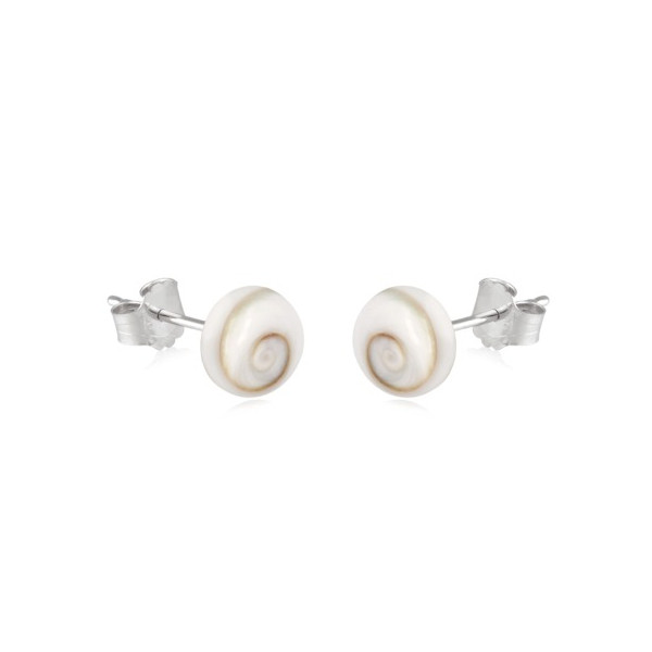 Clous d\'oreilles oeil de sainte lucie -  Pierres Lithothérapie
