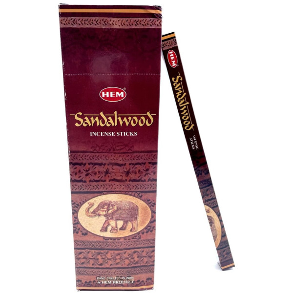 Encens batons Hem sandalwood 10 gr -  Batons d\'encens