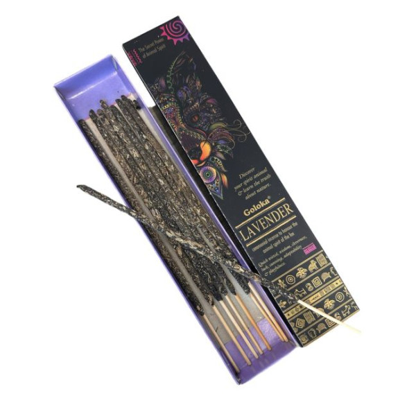 Encens batons goloka Smudge lavande 29 gr -  Batons d\'encens