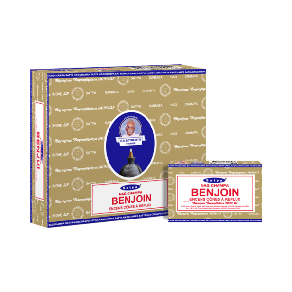 Encens benjoin backflow cônes à reflux de Satya