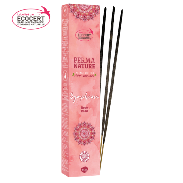 Encens Perma nature symphonia rose ecocert 15 gr