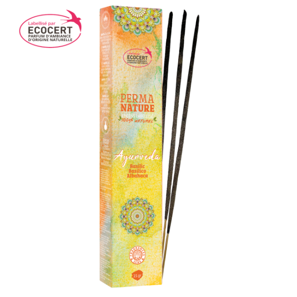 Encens Perma nature ayurveda basilic ecocert 15 gr