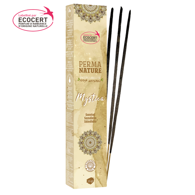 Encens Perma nature mystica santal ecocert 15 gr